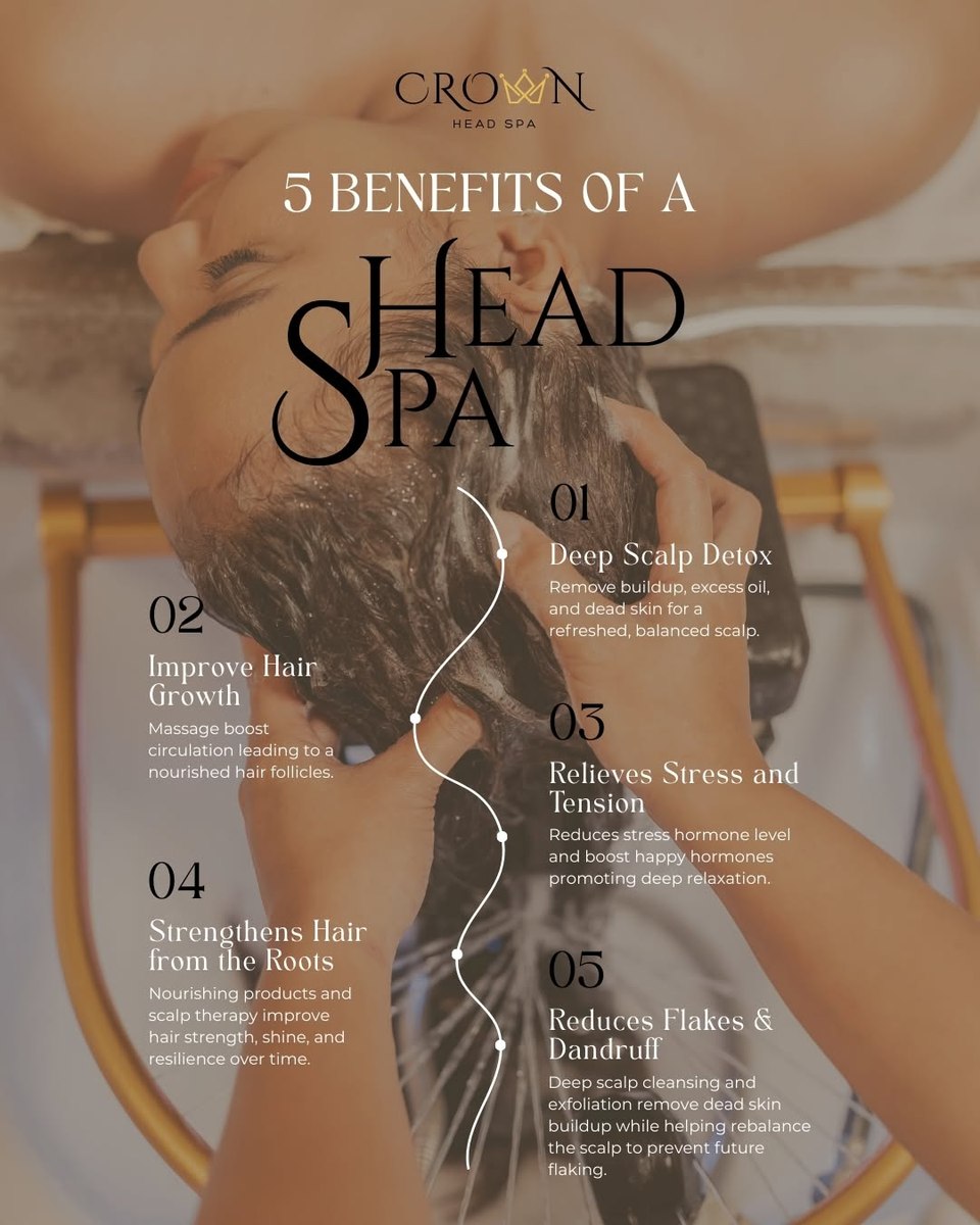 3 benefits of a head spa