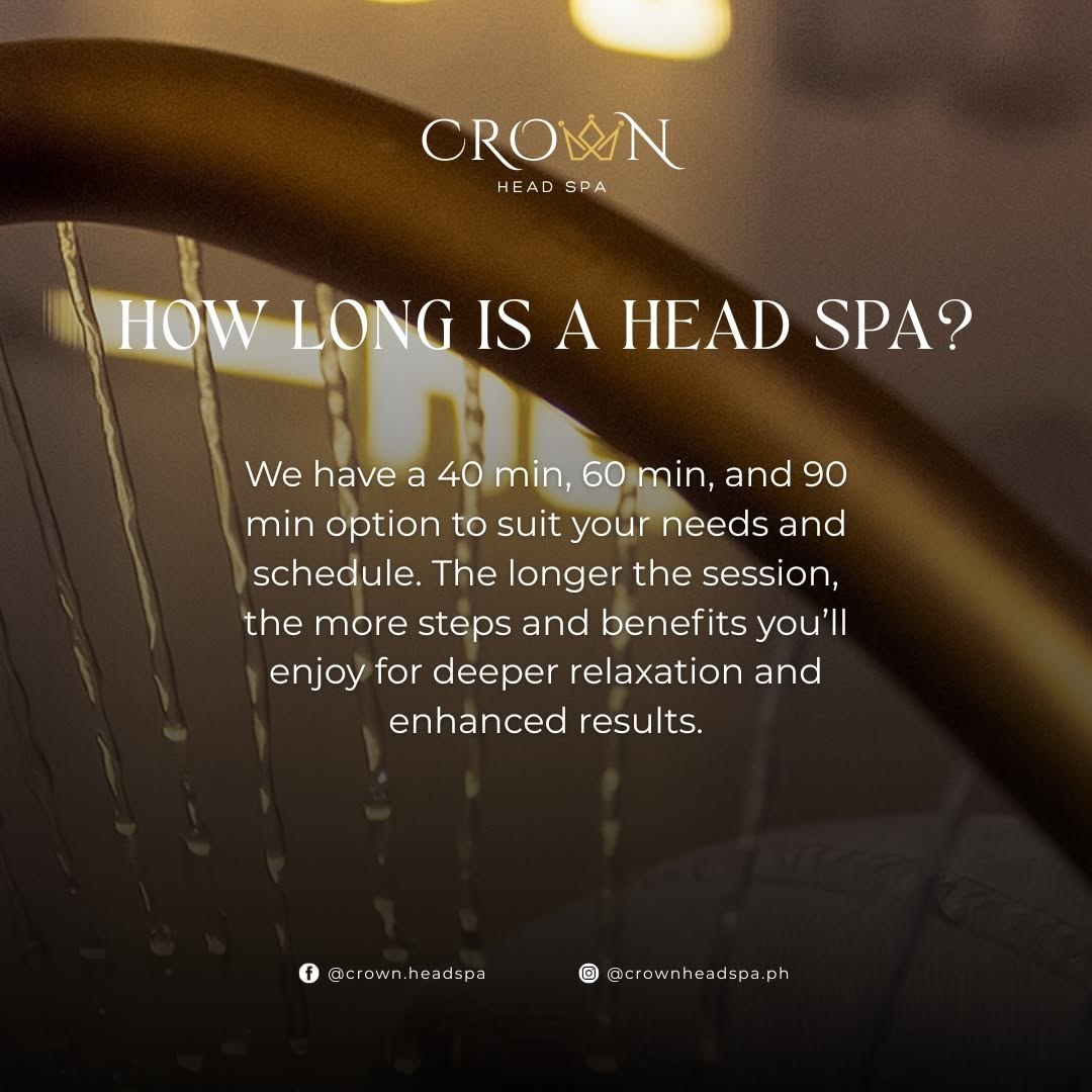How long is a Head Spa session?