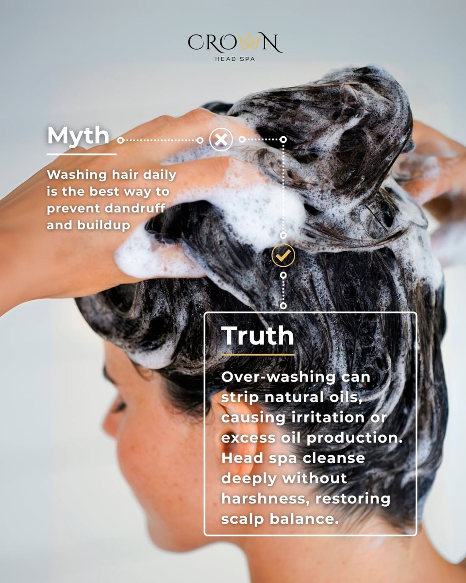 Myth vs truth about washing hair