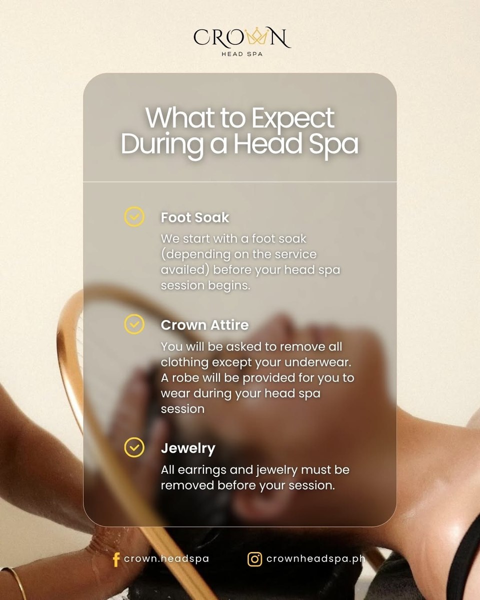 What to expect during a Head Spa